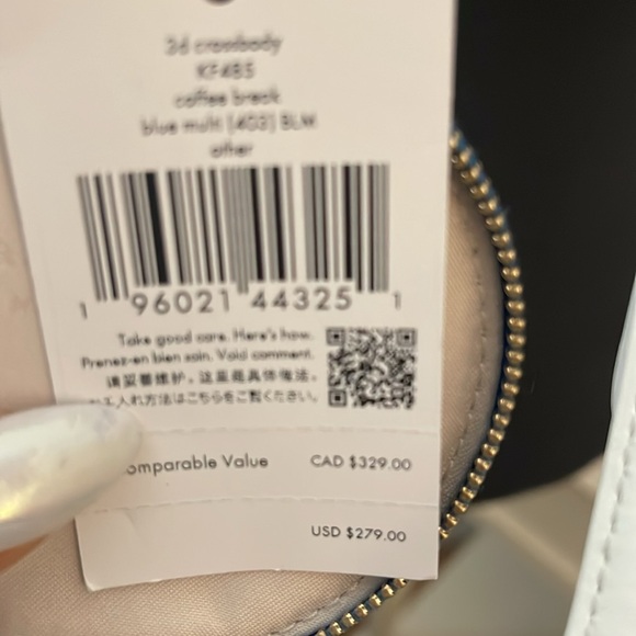 Kate Spade Blue and White Coffee Cup Handbag - Picture 9 of 13